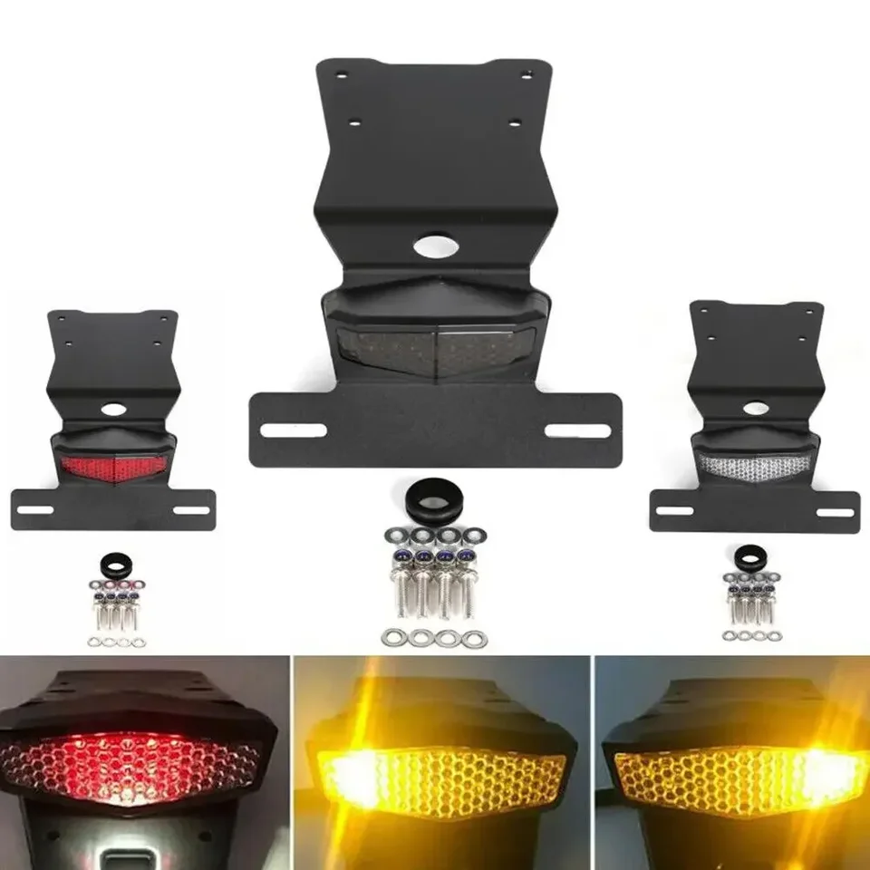 Motocykel KLR 650 LED zadný zadný chvost uprataný blatník eliminátor pre Kawasaki KLR650 2022-2024