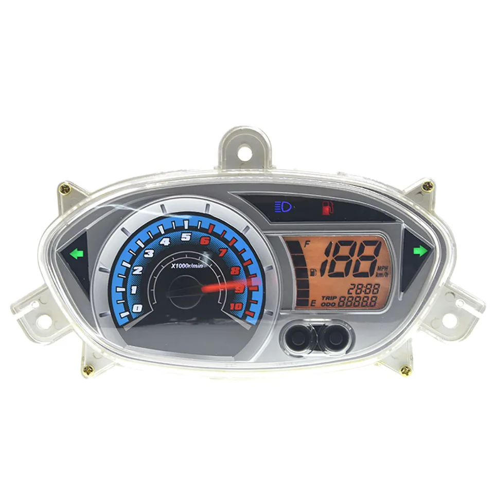 Motocykel LCD digitálny rýchlomer kilometer kilometer Motocykel kilometrov kilometrov pre Gy6 Yamaha pre senzor rýchlosti Honda