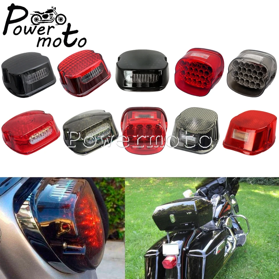 Motocykel LED chvost bŕzdný zastávka Stávka ŠPZ