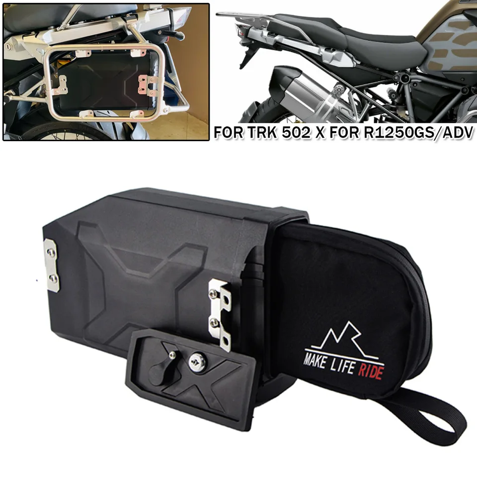 Motocykel na ľavej strane náradia 5 liter plastových krabíc na náradie Vnútorná taška pre Benelli Trk502 TRK 502 x 2016-2022 pre R1250GS Adv 2023