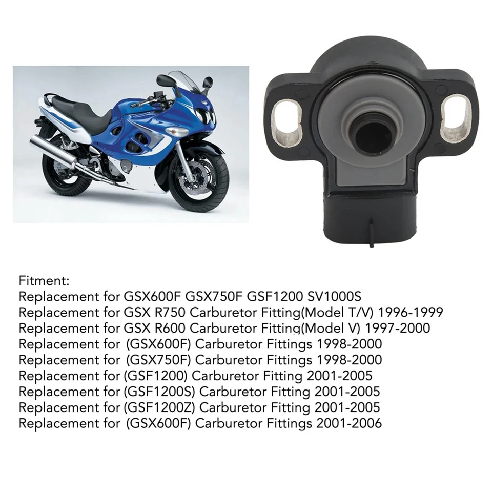 Motocykel Outboard Sensor Sensor TPS pre Suzuki GSX600F GSXR600 GSXR750 13550-13D60 1355013D60