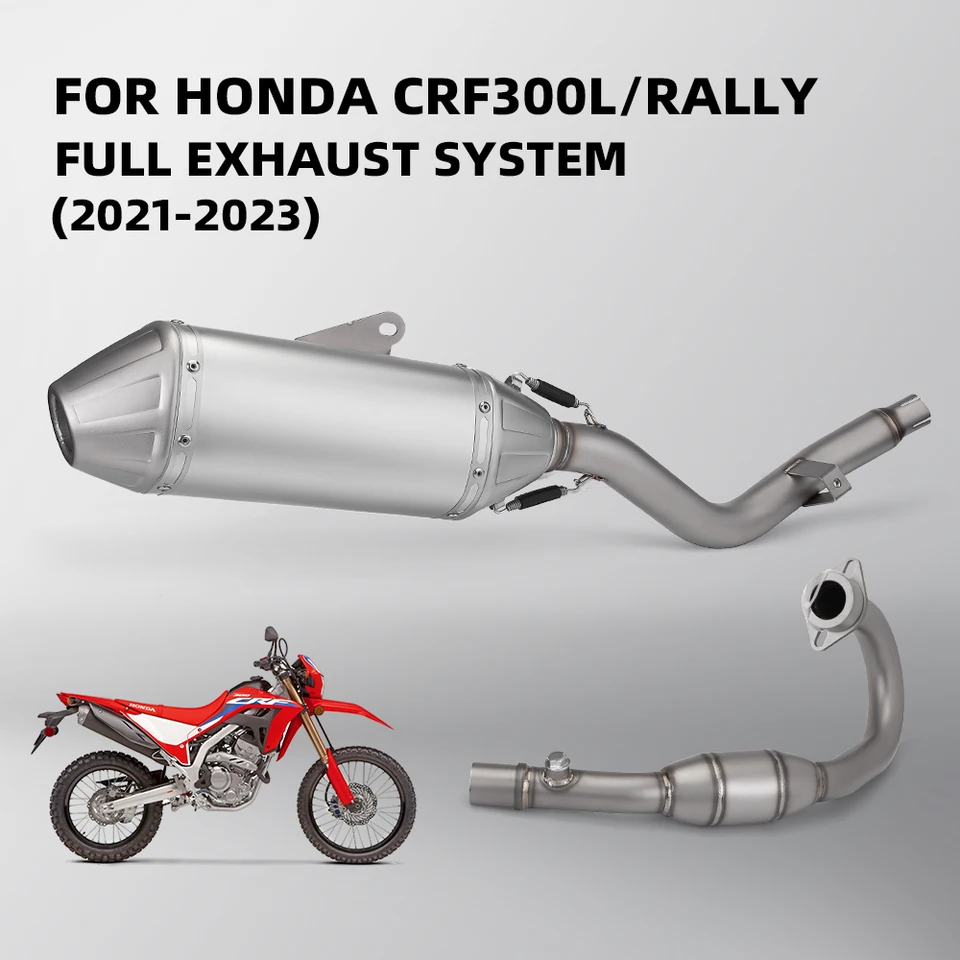 Motocykel Plný výfukový terénový systém pre CRF300L / RALLY CRF300 2021-2023 S H3SO10