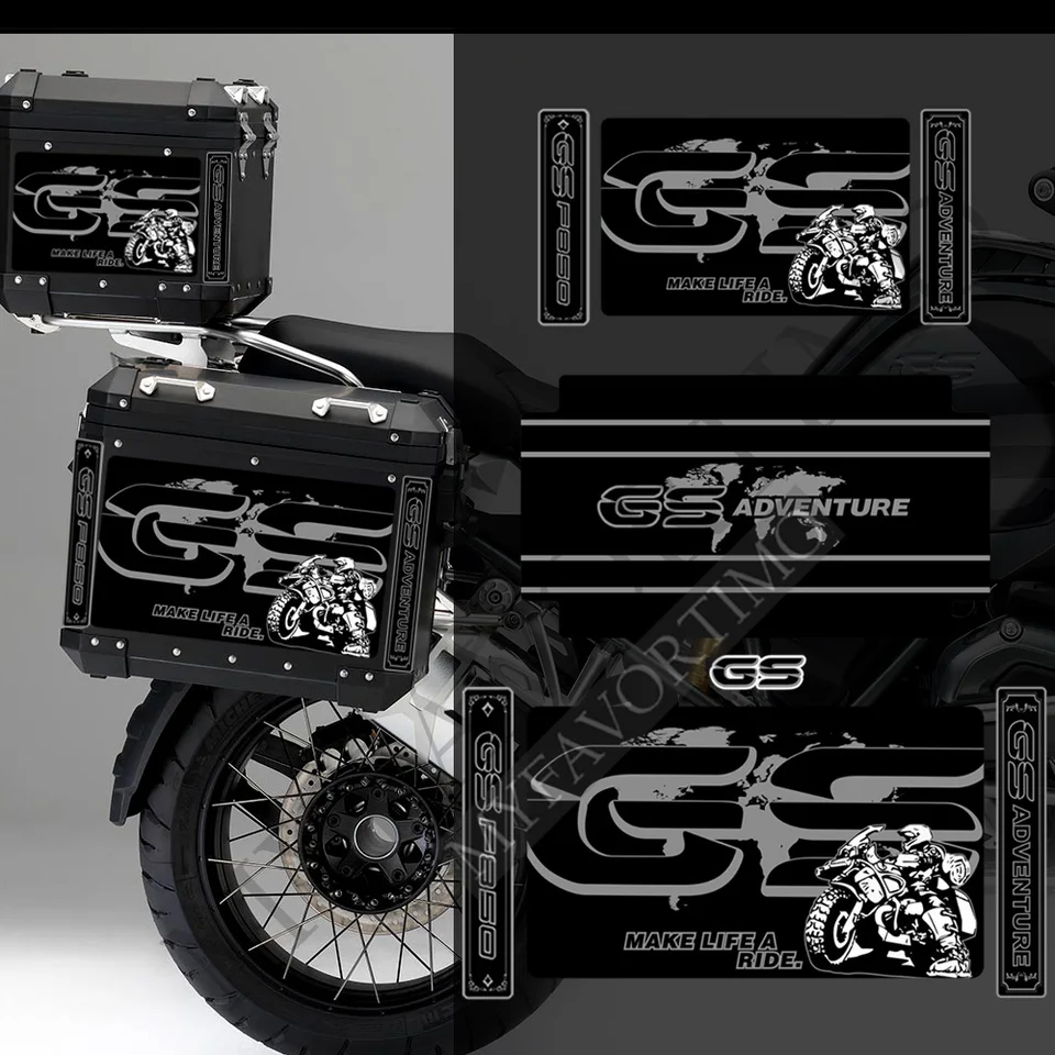 Motocykel pre BMW F850GS F 850 ​​GS GSA nálepky Nálepky Najlepšie puzdrá Topcase Trunk batožina Hliníkové dobrodružstvo