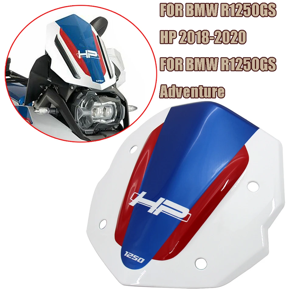 Motocykel pre BMW R1250GS HP R 1250 GS Adventure R 1250 GS predné čelné sklo Černé sklo vzduchu Vieok DEFLECTOR 2018 2019 2020