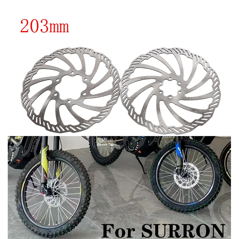 Motocykel pre brzdový disk Surron predné zadné brzdy oceľové diely Svetlo včelí motokros te-road Electric Dirt Motobike príslušenstvo