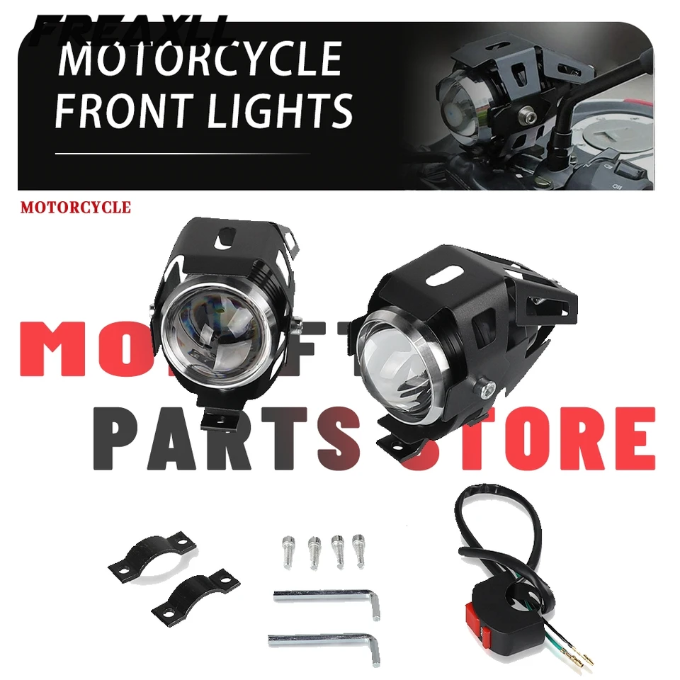 Motocykel pre Honda Shadow 600 750 1100 CRF250L NC750X NC750D CB1300 CB400 Svetlomety U5 Spotlighty Spotlighty Hmlové svetlo Hmlové svetlo