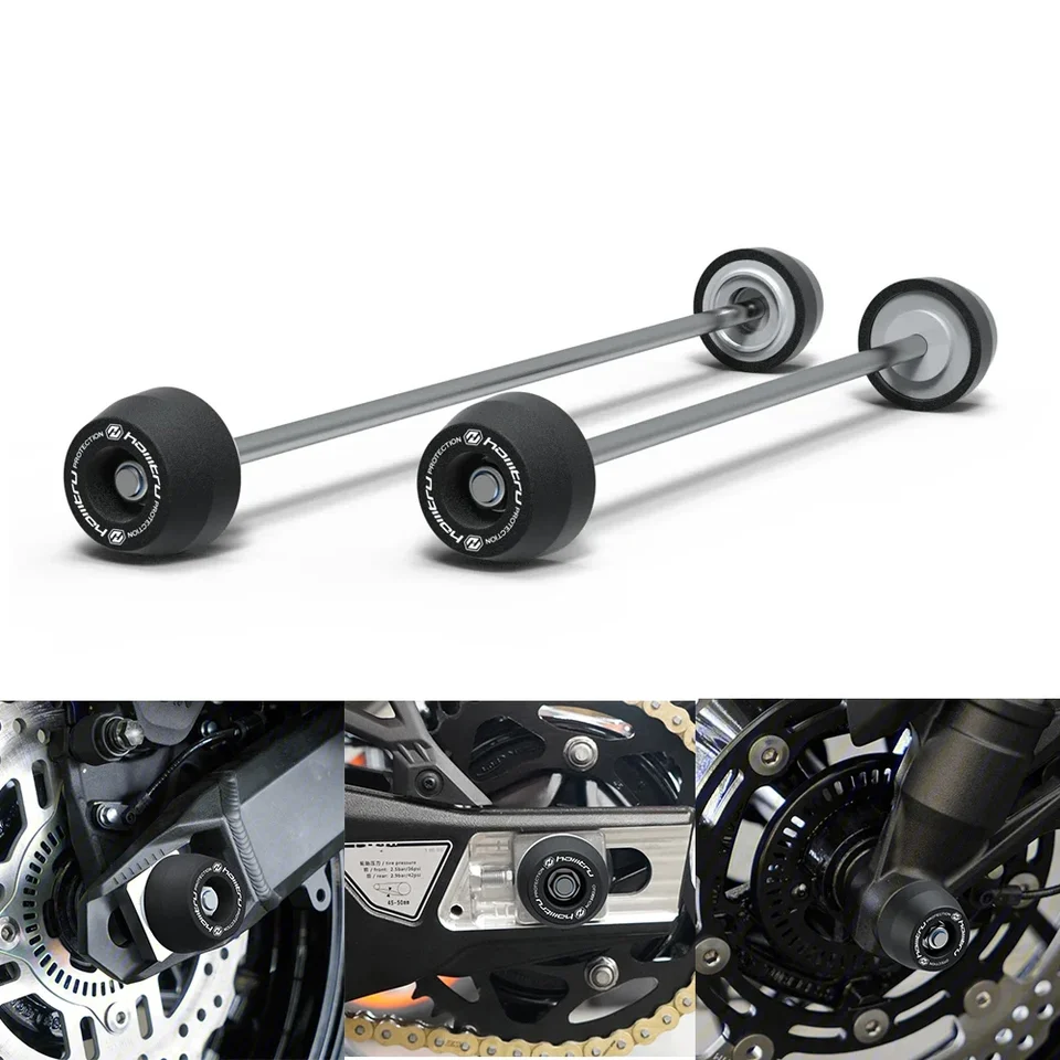 Motocykel predného zadného kolesa Vidličky posúvača nápravy nápravy Falling Falling Protector pre Triumph Street Triple 765 RS RS 675 R RX / 660S 07-24