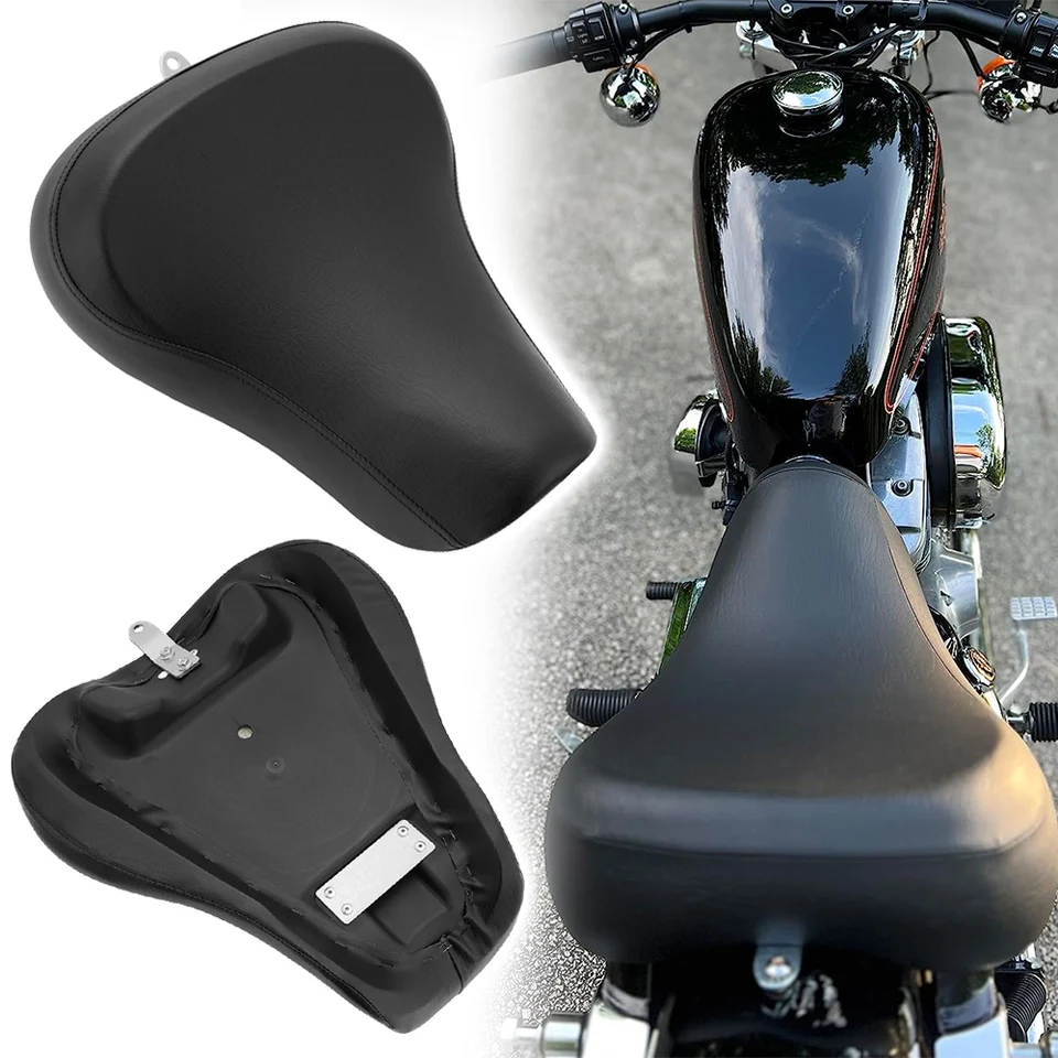 Motocykel predný vodič sólové sedadlo Cushion PU koža pre Harley Sportster XL 883 1200 Vlastné XLH 1100 Roadster XLS 1983-2003