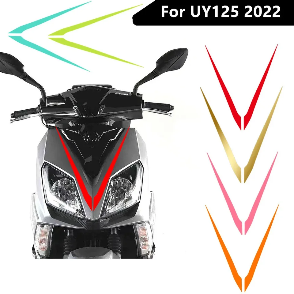 Motocykel reflexná predná kapotážová nálepka dekorácie dekorácie pruhové príslušenstvo Doplnkové príslušenstvo pre UY125 UY 125 2022