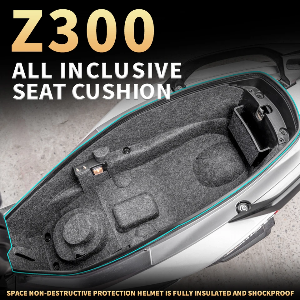Motocykel Storage Box Felt zadný kufrový nákladný podšívka Protectory Attory pre Sym Joymax Z300 Z 300