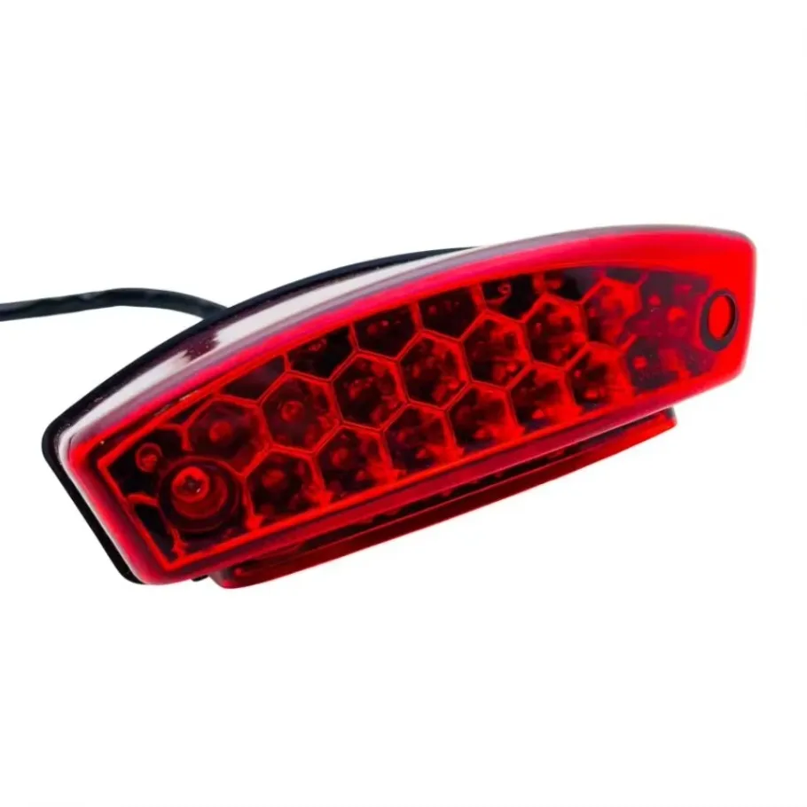 Motocykel Tail Light Univerzálna poznávacia značka LED zadná brzdová lampa pre Honda Suzuki Ducati Monster M1000 S4R S2R 400 620 900 VESP