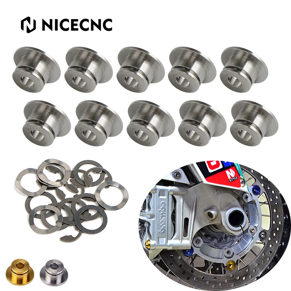 Motocykel Titanium 4,5 mm-5,2 mm brzdový kotúč Circlip Set pre KTM 790 Duke 2018 2019 690 Duke 990 1290 Super Duke / R GT