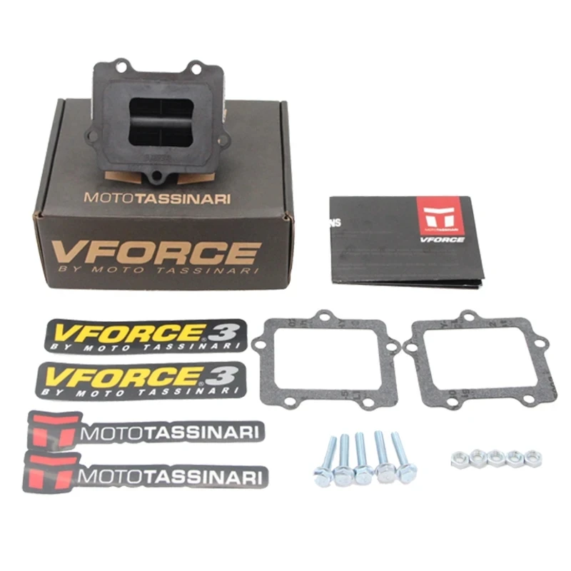 Motocykel V307A Reed Valve Ventil pre Yamaha YZ-250 YZ250 1997-2009 Suzuki RM250 Vforce VForce 3 Reed Valve System System