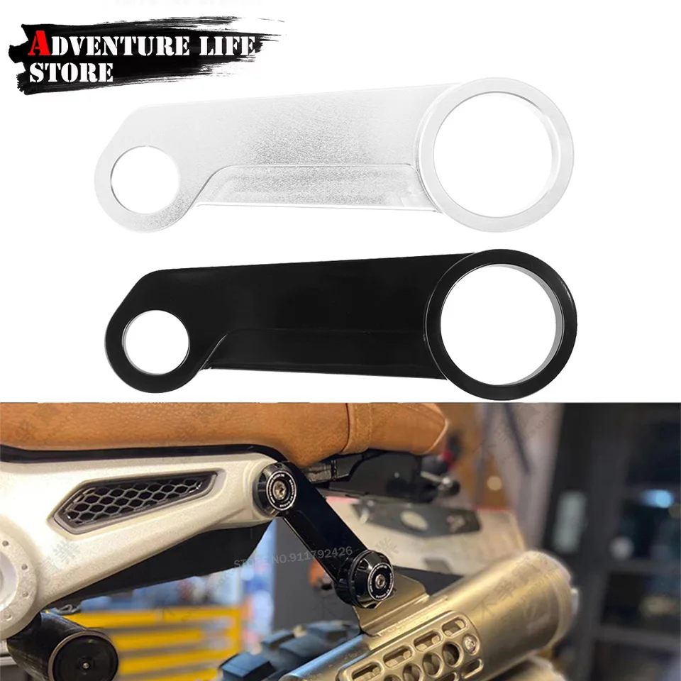 Motocykel Vysoký výfukový potrubný držiak výfukového systému spájajúci pevnú držiak pre BMW R Nine T R9T Scrambler 2016-2024 RNINET