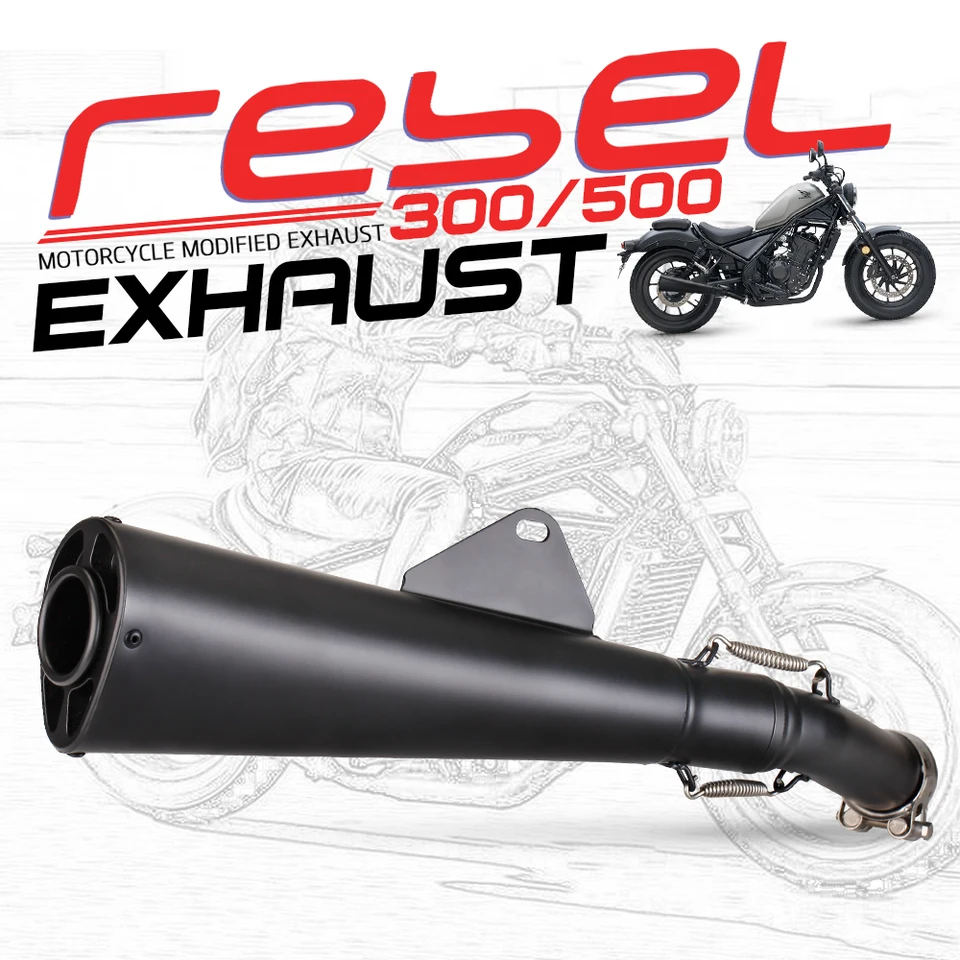 Motocykel výfukového výfuku Mufter Pitbike Escape Moto Modified MotorCross Systems Stredná potrubia z nehrdzavejúcej ocele pre povstalec 500 cmx500