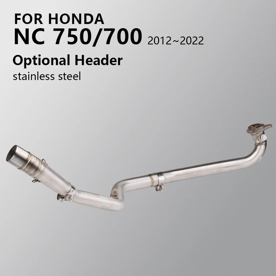 Motocykel Výfukový predný stredný link potrubie Slip na modifikáciu pre Honda NC700 NC750 NC 700 750 2012-2022 ADV Escape System Moto Tube