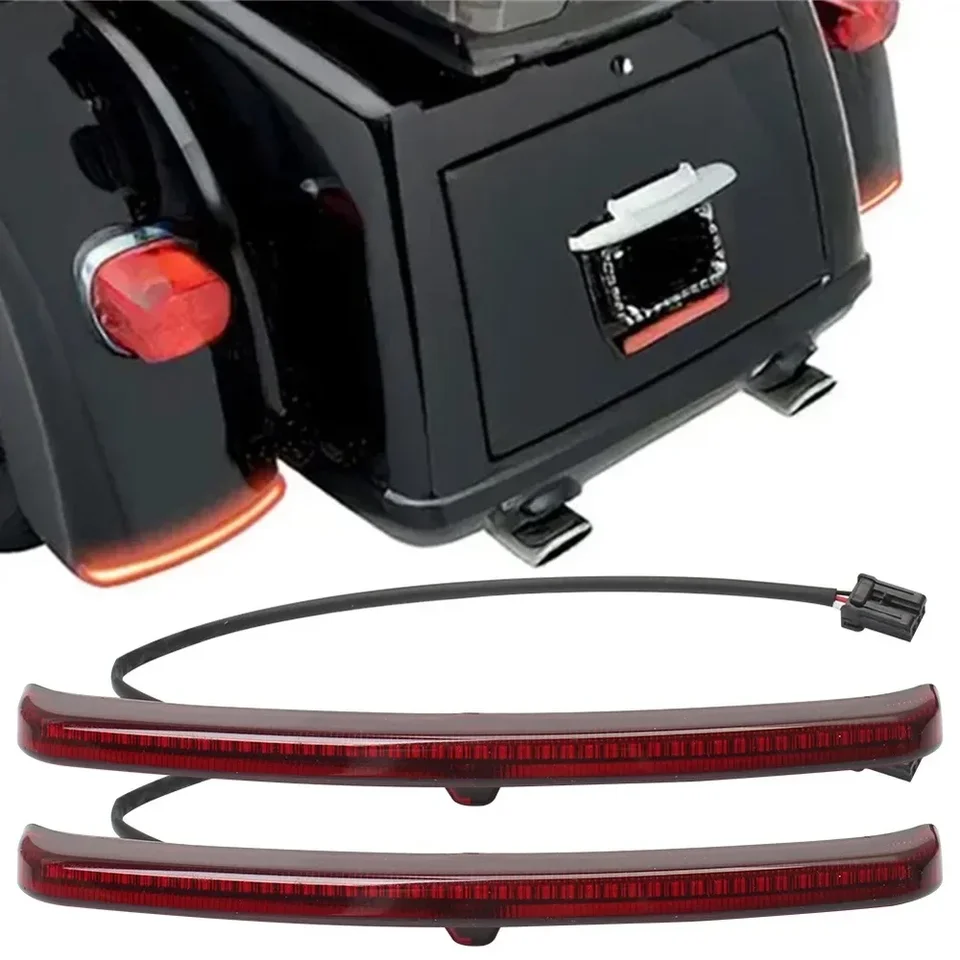 Motocykel zadné bladeje LED brzdové bŕzdové zastavenie bremeno prebiehajúce svetlo pre Harley Touring Tri Glide Ultra Classic Street Glide Trike Trike