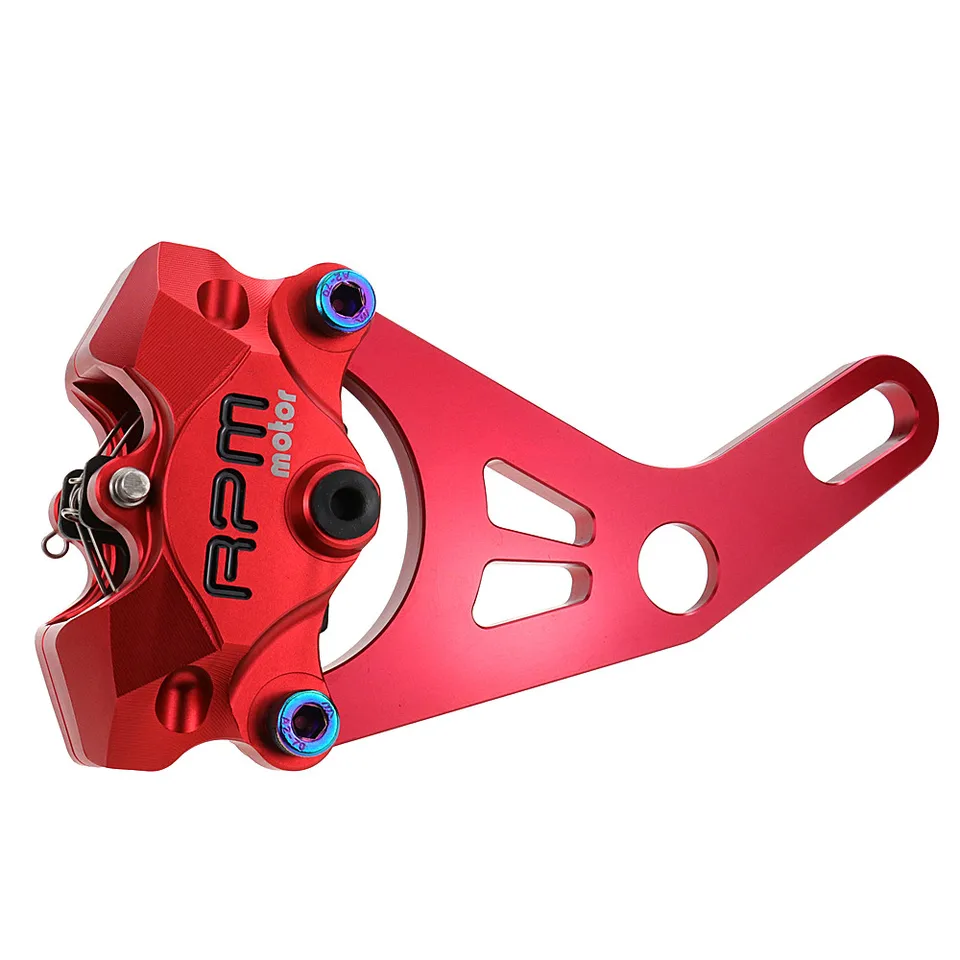 Motocykel zadný 84 mm 2 piestový brzdový strmeňový držiak/adaptér pre brzdový disk 220 mm pre elektrický skúter Honda Yamaha Dirt Bike Bike
