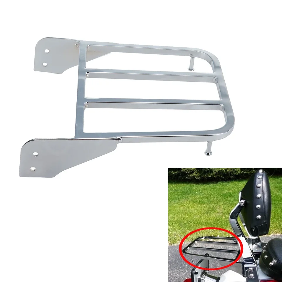 Motocykel zadný sissy bar batožinový stojan Chrome pre votrelca Suzuki Volusia VL800 VL 800 2001-2011 2010 2009 08 07 06 05 04 03 02