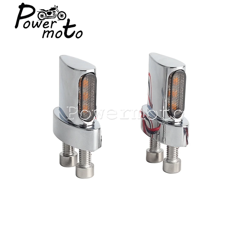 Motocykel zadný zákrutový signál Amber 3 LED 12V blikajúce svetlo blinker pre Harley Softail Classic Electra Glide FlHr Road King FXST