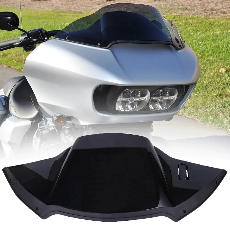 Motocykel Čierny horný vzduchový kryt krytu kapotáže pre Harley Touring Road Glide 2015-up