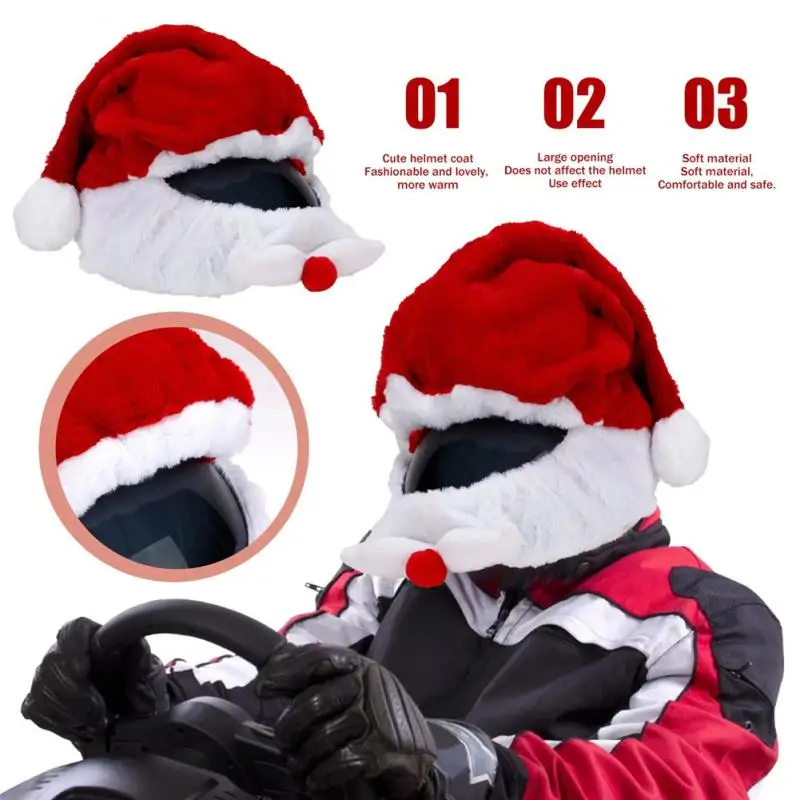Motocykelový klobúk vianočná obálka Motobike Funny Defers Crazy Case Crash pre vonkajšie podceňové vianočné darčeky