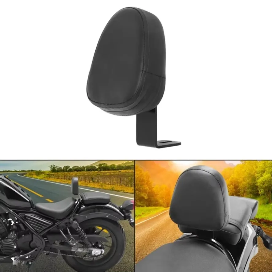 Motocykelový predný vodič operadla jazdec PU kožené podložky zadný vankúš pre Honda Rebel 300 500 CMX300 CMX500 2017-2022 1pc