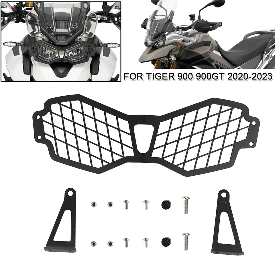 Motocykelový strážca mriežka prednej hlavy Objektív kryt chránič Tiger 900 900 GT Rally Pro 2020 2021 2022 2023 Tiger900GT