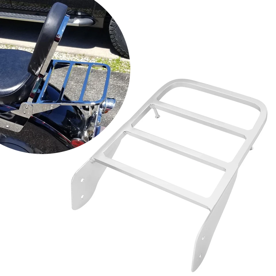 Motocykelový sólové sedadlo Zadná batožina Opusť oceľ Sissy Bar Backrest pre Yamaha V-Star 400 650 1100 Classic Dragstar XVS 1100