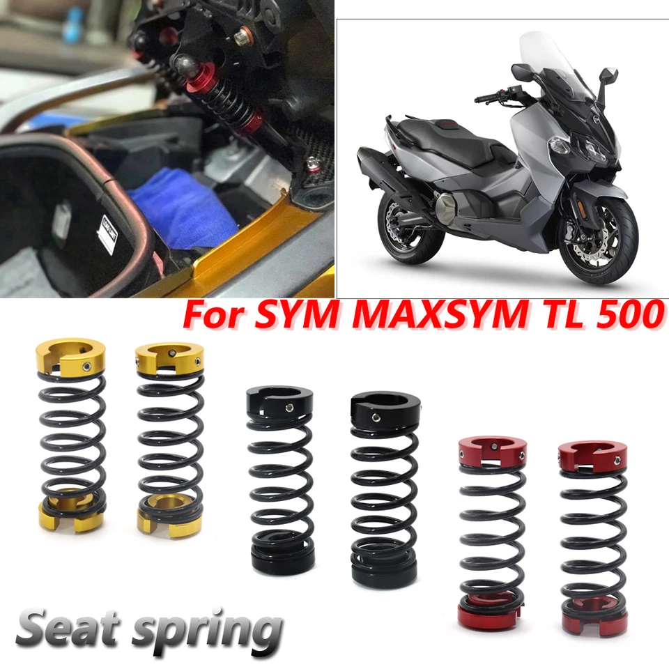 Motocykelový výťah podporuje tlmiče nárazov na pružinu sedadla pomocná pružina pre Sym Maxsym TL 500