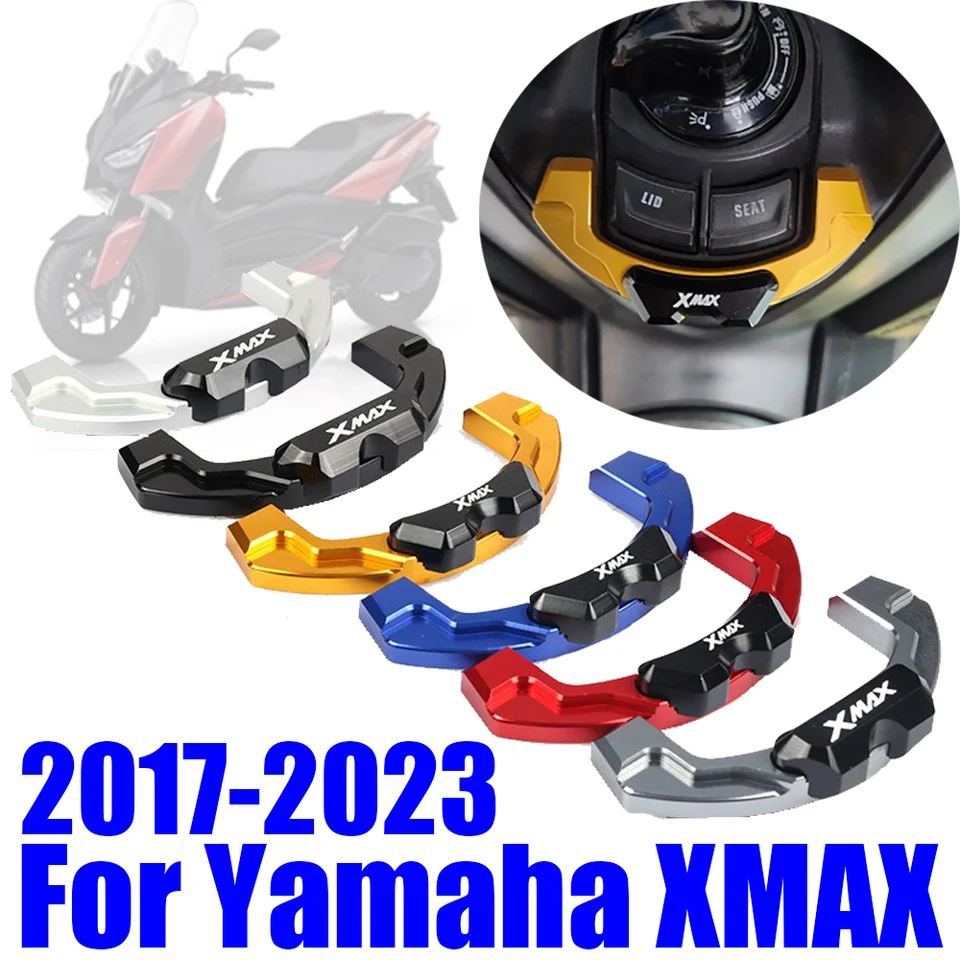 Motocykelový zámok elektrického zámku dverí dekoratívny kryt pre Yamaha XMAX300 XMAX250 XMAX125 x Max xmax 300 250 125 400 2017 - 2023 2022