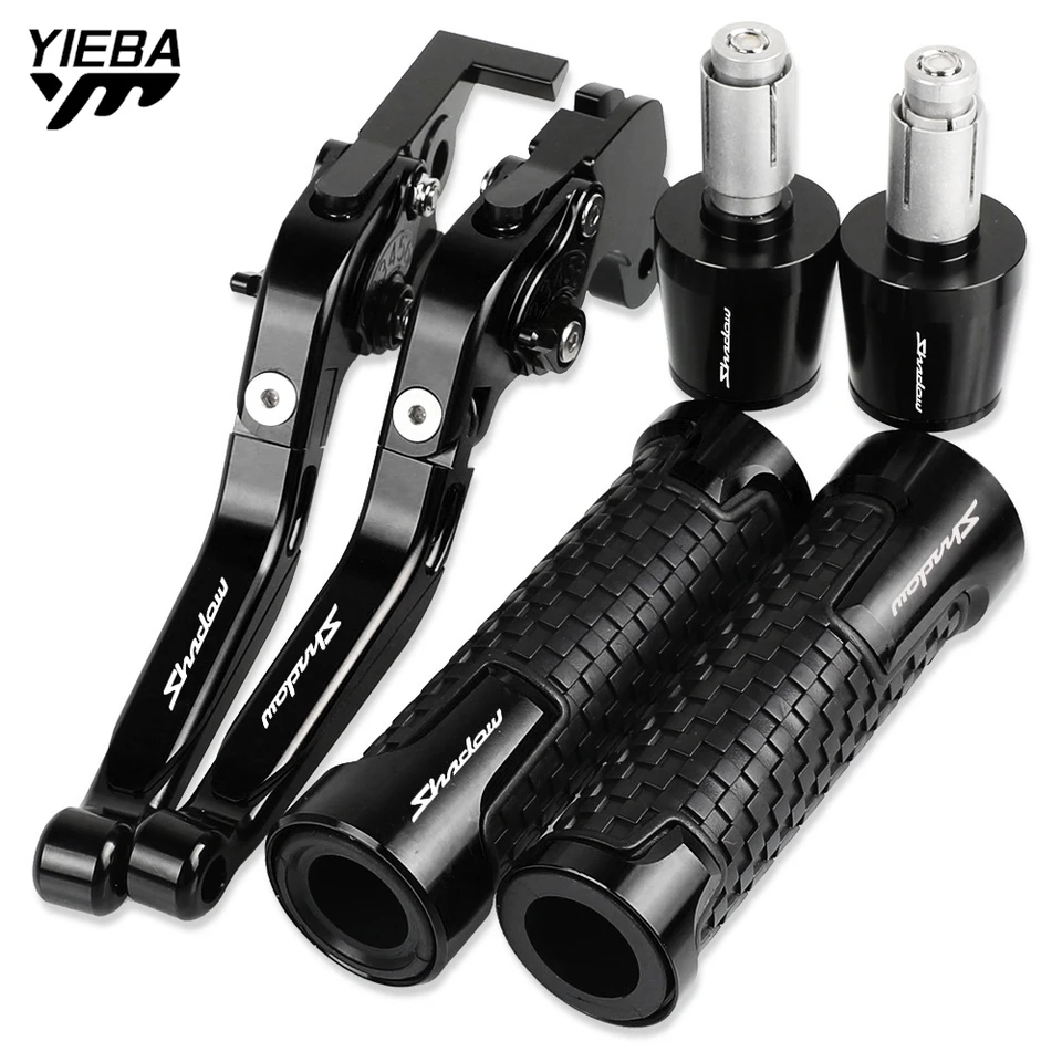 Motocyklová hliníková brzdová spojka pásky riadidla rukoväte konce pre Honda VT1100C2 Sabre Shadow 2000 2001 2002 2003 2004-2007