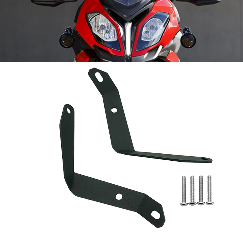 Motocyklová hliníková hmlová hmlová držiak LED dióda pomocná podpora držiteľa svetiel pre BMW S1000XR S1000 XR 1000XR 2015 2016 2017 2017 2018
