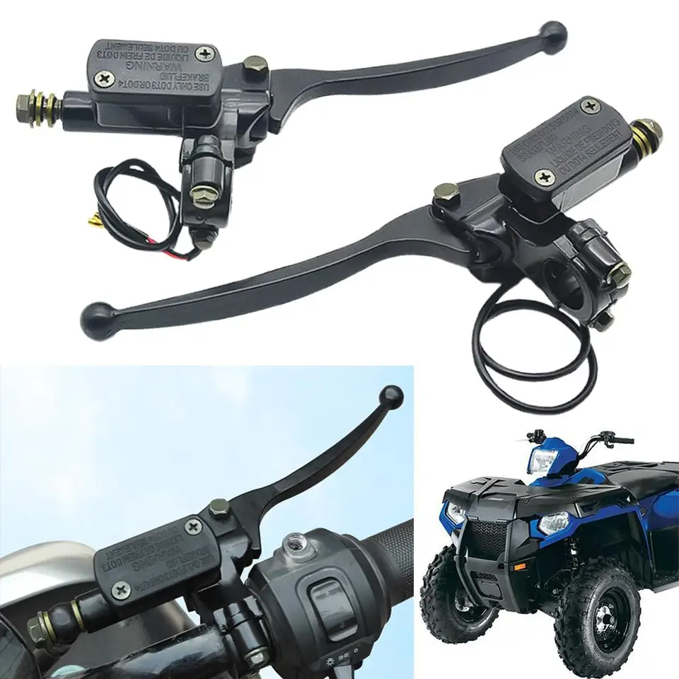Motocyklová hydraulická brzda a spojka páka Čerpadlo predného hlavného valca na bicykel Dirt Pit Atv Quad Moped Go Kart Diesty D2I2