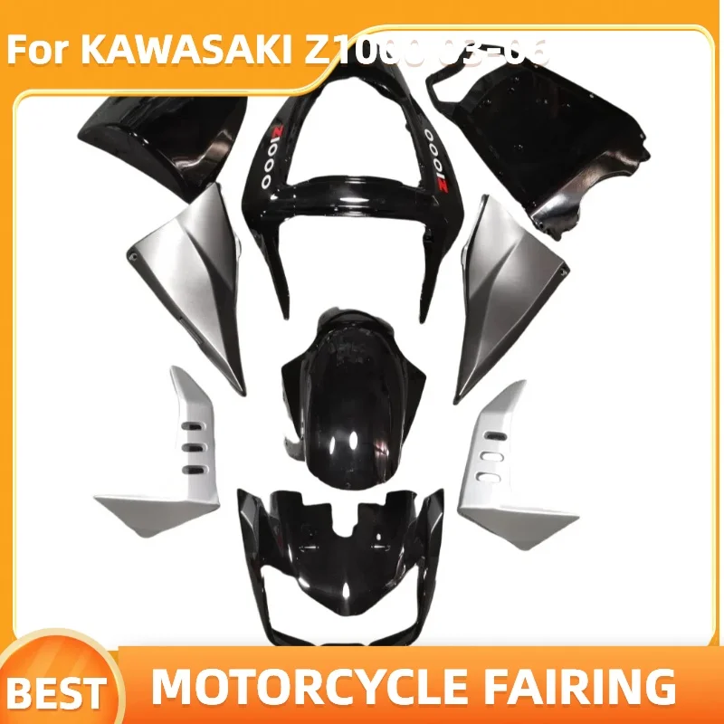 Motocyklová kapotáž Kawasaki Z1000 2003-2006 pre Kawasaki Z1000 03-06 ABS Plastové oprava tela Motocykel vysokokvalitný karoséria