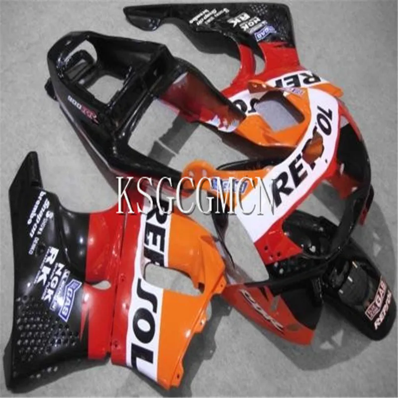 Motocyklová kapotáž pre Honda CBR900RR 893 96 97 CBR 900RR CBR 900 RR 1996 1997 ABS Repsol Black Fairings Set Set
