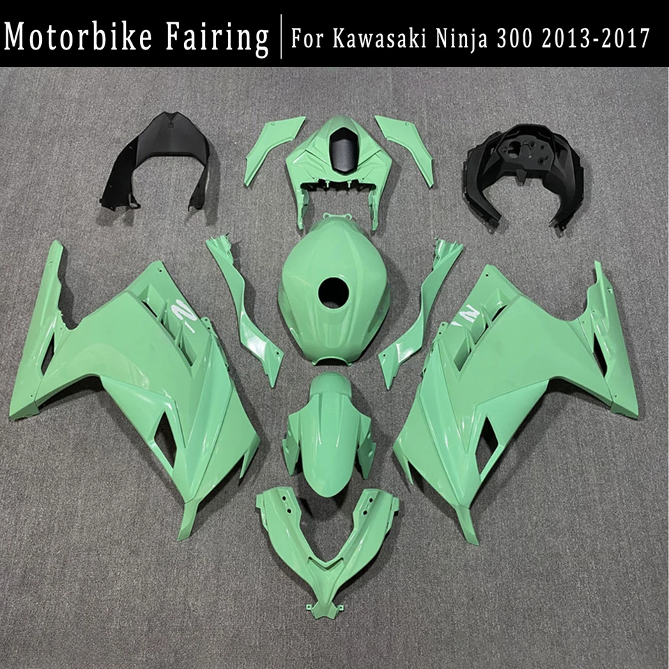 Motocyklová kapotážová súprava ABS Injekčné kapotáže Kit karoséria BodyKit pre Ninja250 Ninja300 EX250 EX300 2013-2016 2017