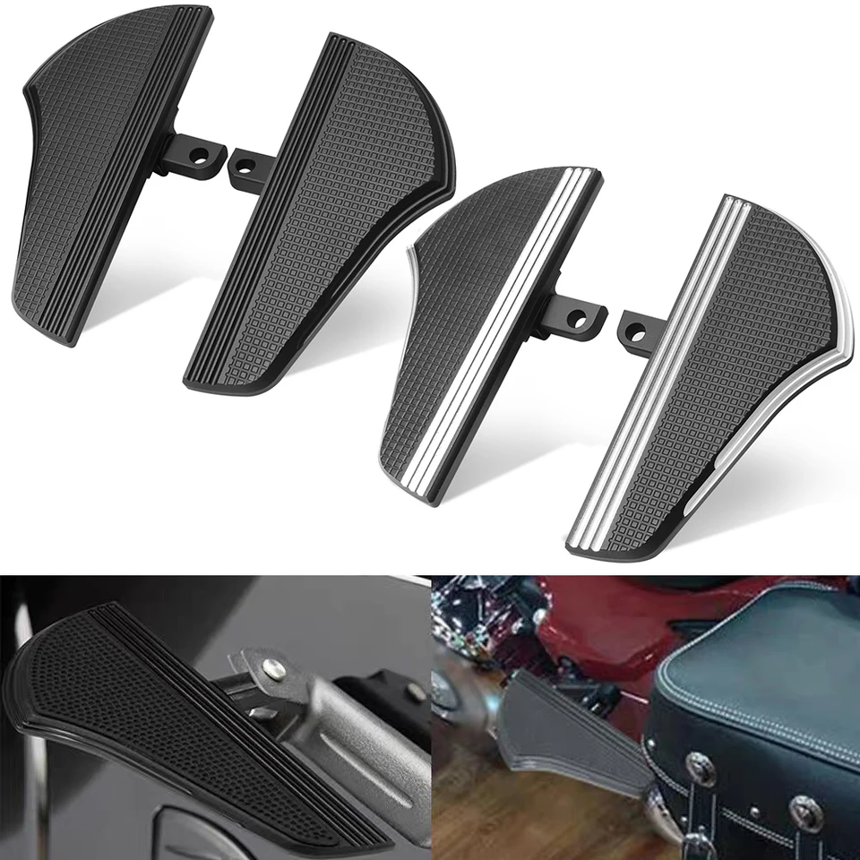 Motocyklová podlahová doska pre cestujúcich Muž Mount Consenger Foot Peg Pedal Footrest pre Harley Touring Sprotster XL 883 1200 Dyna