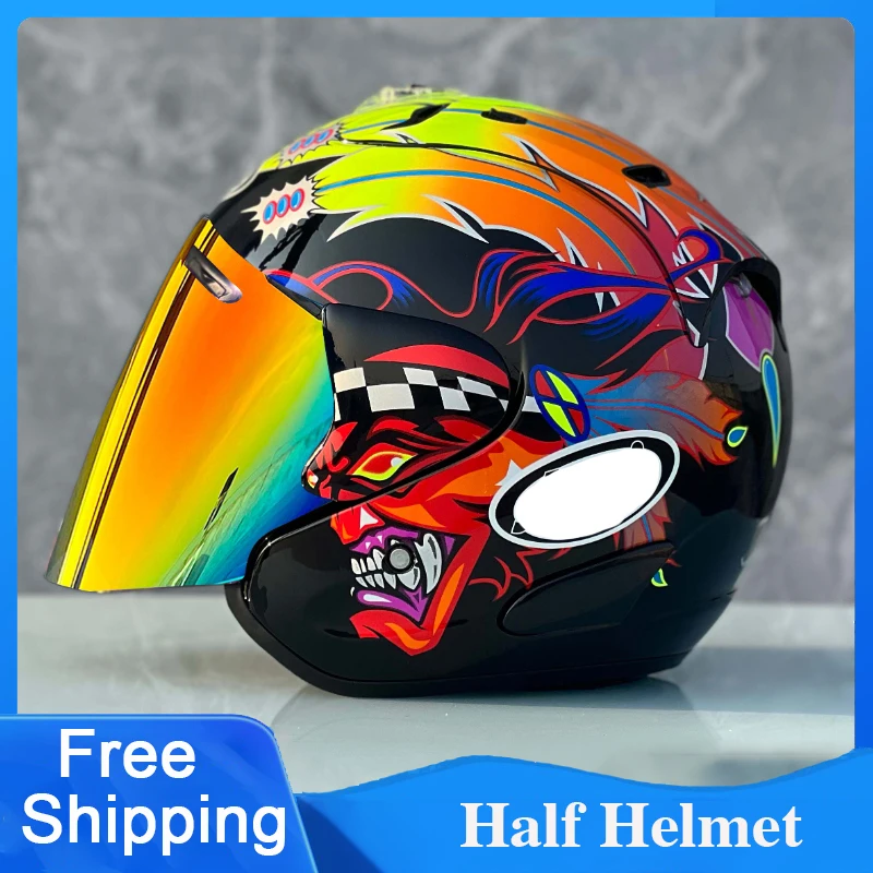 Motocyklová polovica prilby Muži a ženy Motocykle terénne letné prilby z kopca Racing Mountain Cross Cross Casco Capacete
