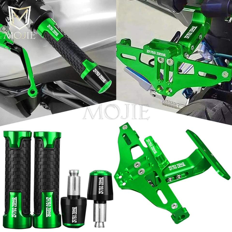 Motocyklová poznávacia značka držiak držiaka LED svetlá LED LIGH Rovládky koncov pre Kawasaki ZR750 ZEPHYR 750 1991 1992 1993 1994-2001+