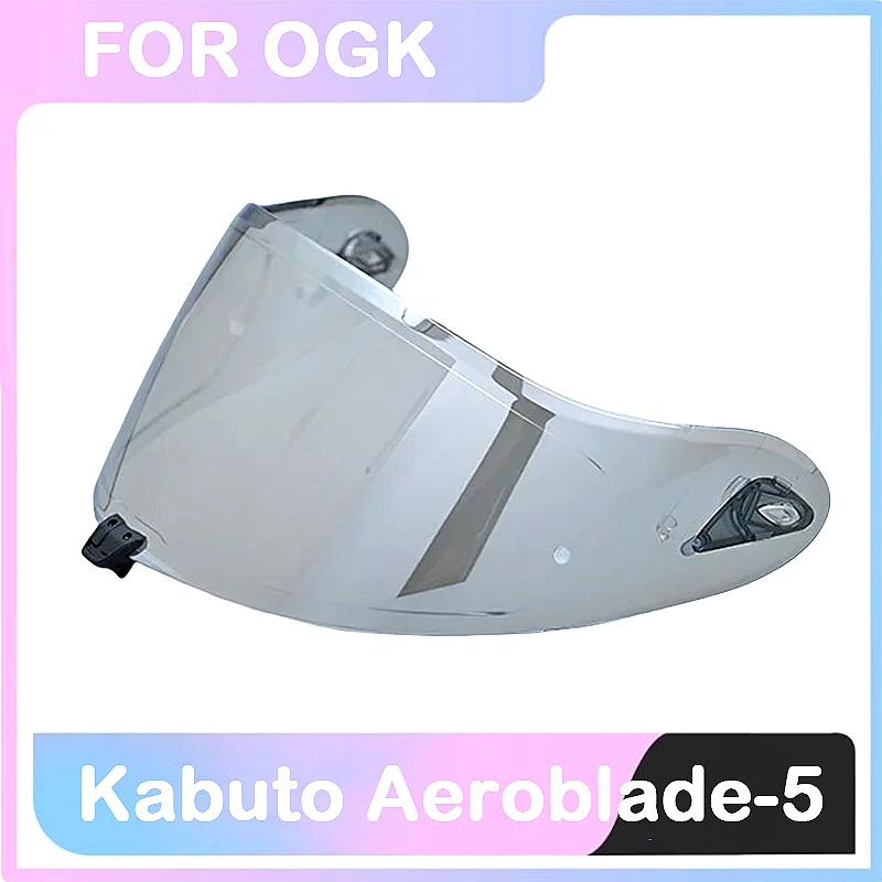 Motocyklová prilba Plná priezor plná tvár pre OGK Kabuto Aeroblade-5 UV proti škrabky na veterné štíty okuliare Visor Moto Accessories