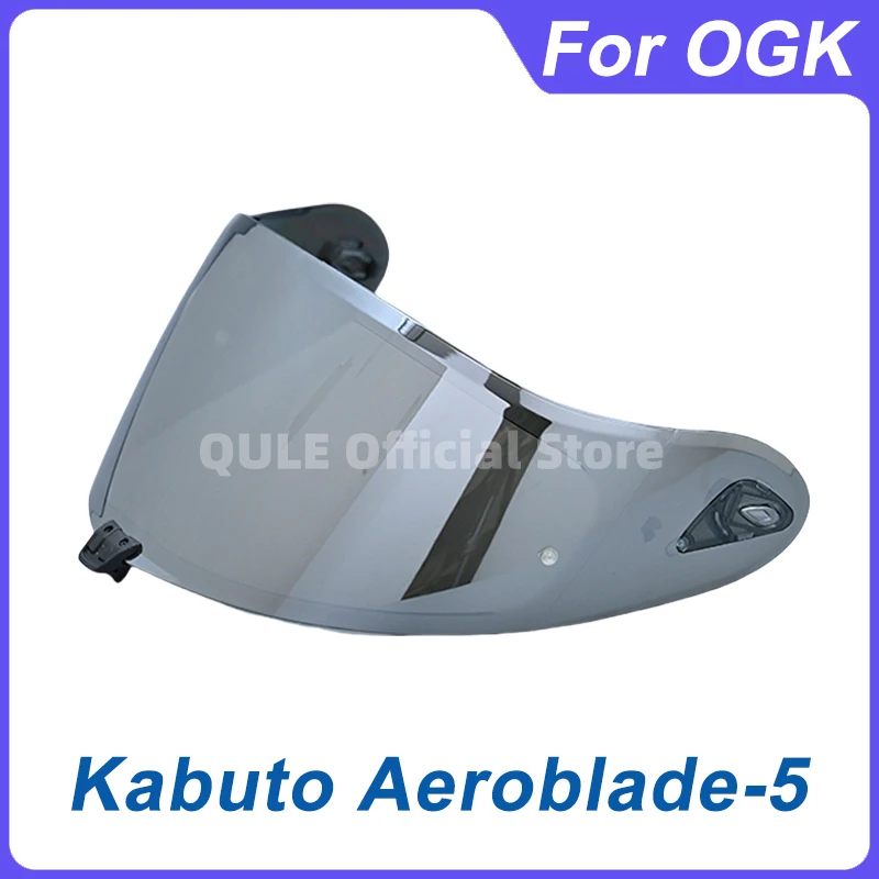 Motocyklová prilba Plná priezor plná tvár pre OGK Kabuto Aeroblade-5 UV proti škrabky na veterné štíty okuliare Visor Moto Accessories
