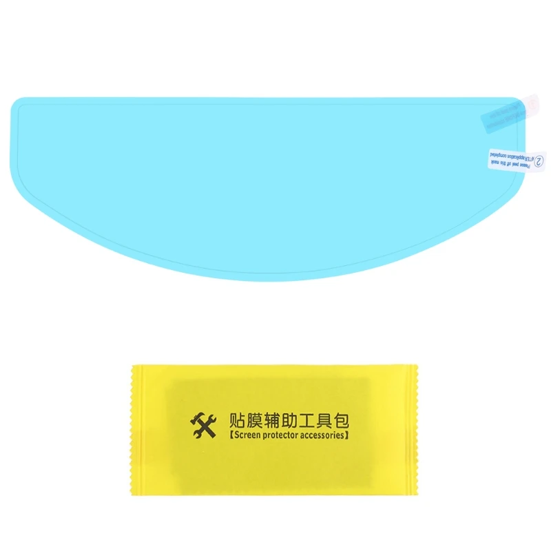 Motocyklová prilba Univerzálny dažď odolný film Anti Rain Anti-Fog Patch Clear Screen
