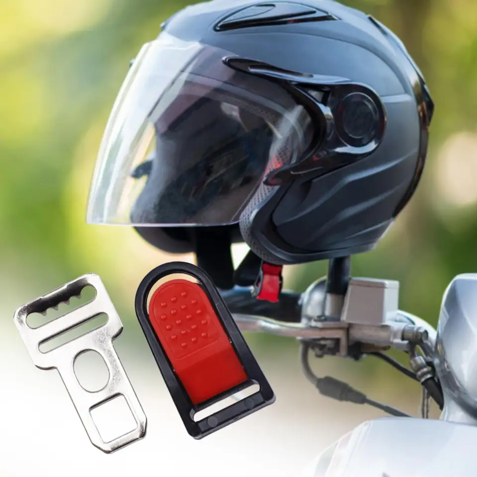 Motocyklová prilba uzamknutia spona na motocykle sponky