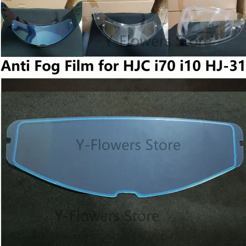 Motocyklová prilba Visor Anti Fog Film pre HJC I70 I10 HJ-31 Anti-FOG STRACKA PRIPOJENÁ HLASA ČÍTNO
