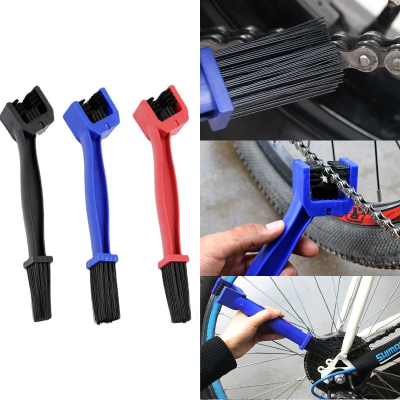 Motocyklová reťazová kefka čistič plastový bicykel/kefka na kefu Čistý reťazec Cez Outdoor Road Road Care Tools Motorcycle Diely