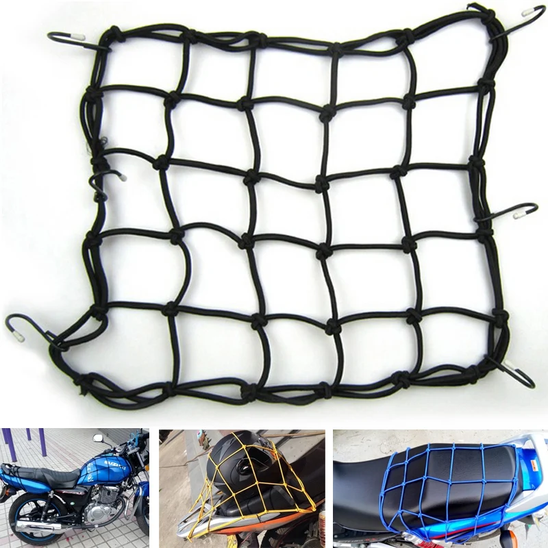 Motocyklová sieťová bicykel 6 háčiky palivová nádrž na batožinu sieťové zásoby Bungee pre Honda Trx 450 AX-1 CR125 CR250 CR250R CRF250 CRF450
