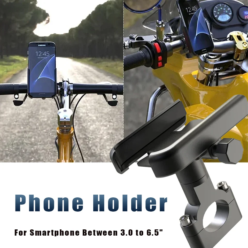 Motocyklové bicykle Držiteľ telefónu GPS GPS držiak na mobilné telefóny Mirror Mirror Runchar Compatibilný pre smartfón medzi 3,0 až 6,5