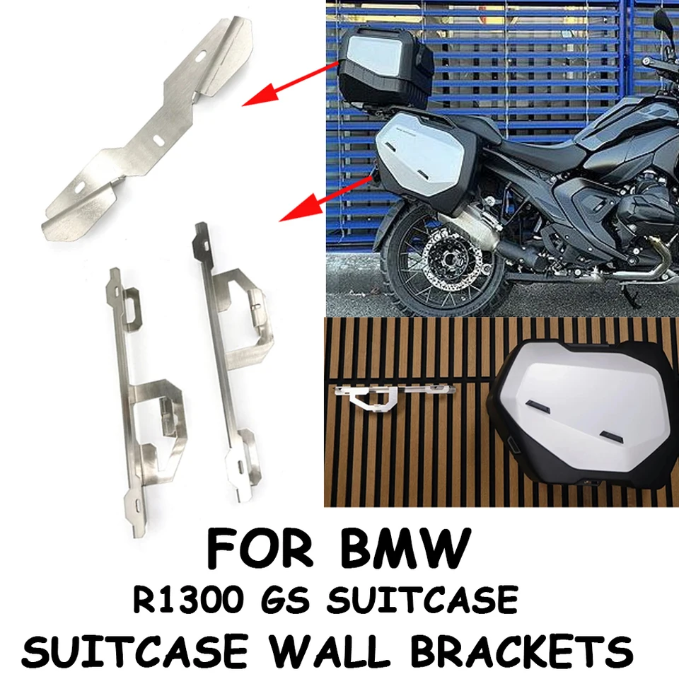 Motocyklové bočné zadné batožinové skrinky Montážne stojany na stenu pre BMW R1300GS R 1300GS Vario Suitcase Držiteľ nástenných súprav