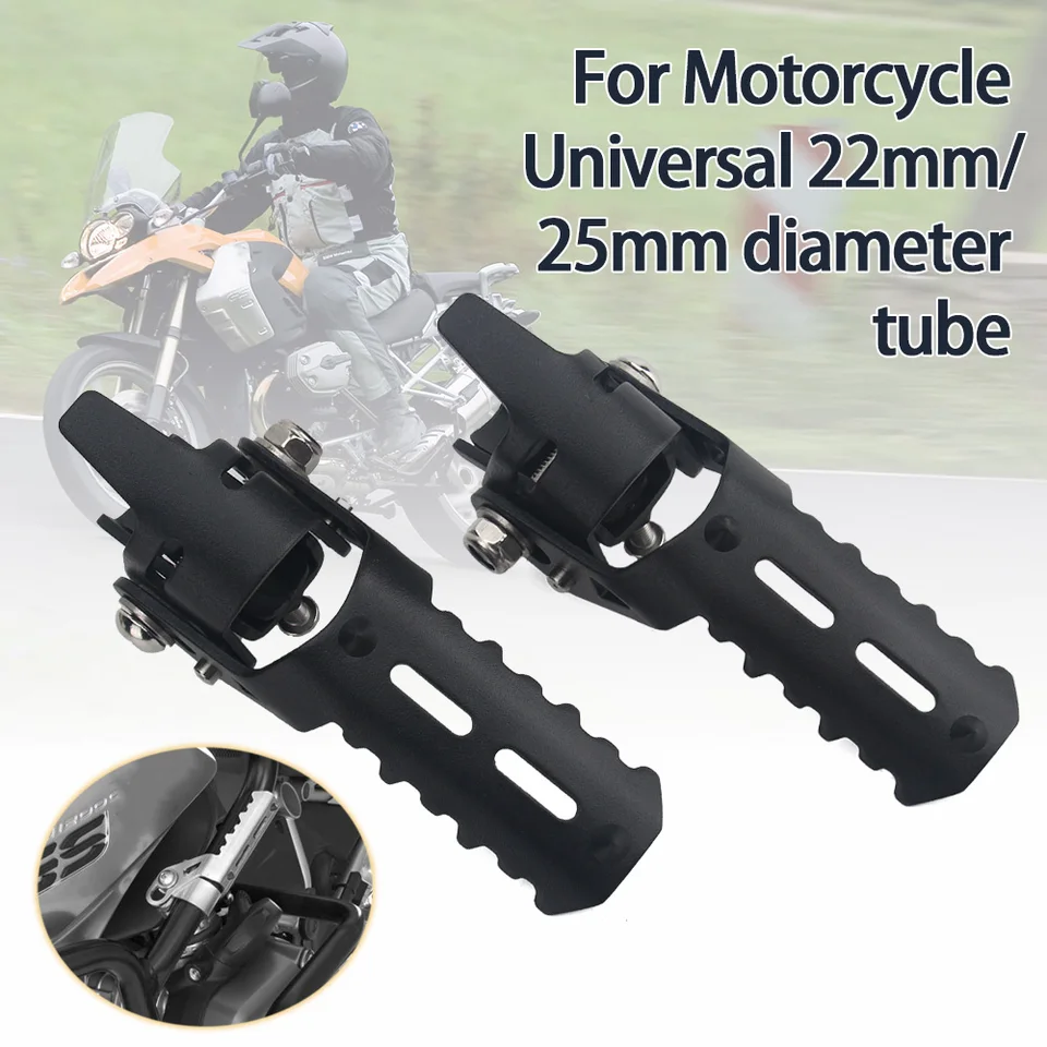 Motocyklové diaľnice predné pegs kolíky skladacie nohavice CLAPS 22-25 mm pre BMW R1250GS R1200GS LC S1000XR F750GS F850GS G310GS